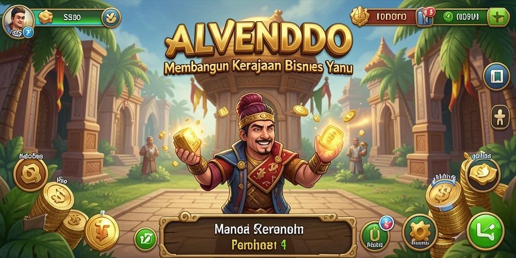Tampilan gameplay <strong>ALVENDO</strong> yang menarik dan strategis.