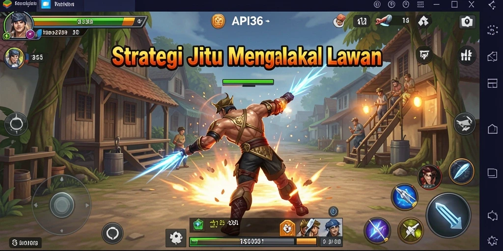 Tampilan gameplay API36 yang mendebarkan dengan strategi yang mendalam.