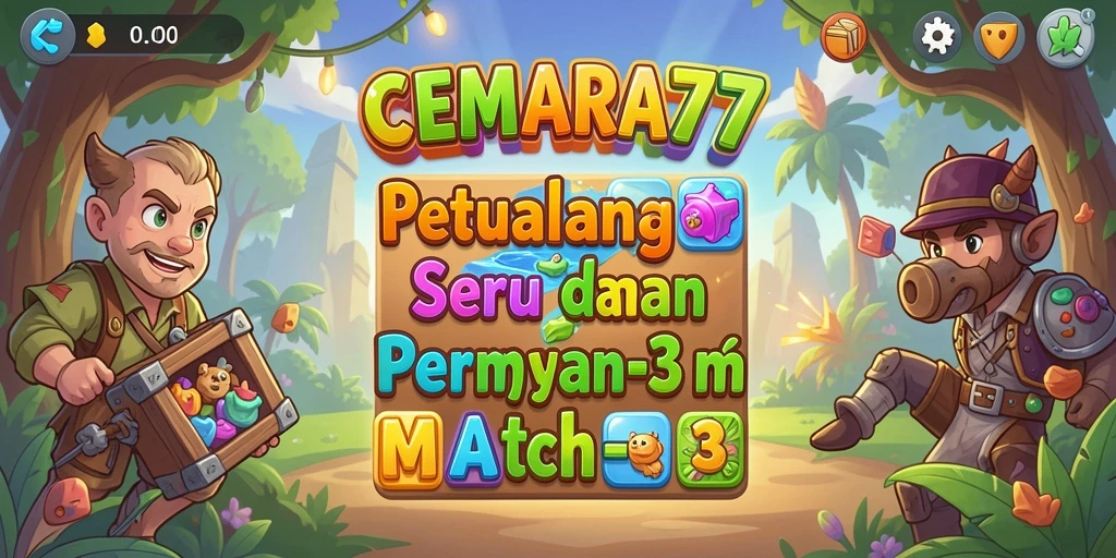 Tampilan gameplay CEMARA77 yang seru dan berwarna.
