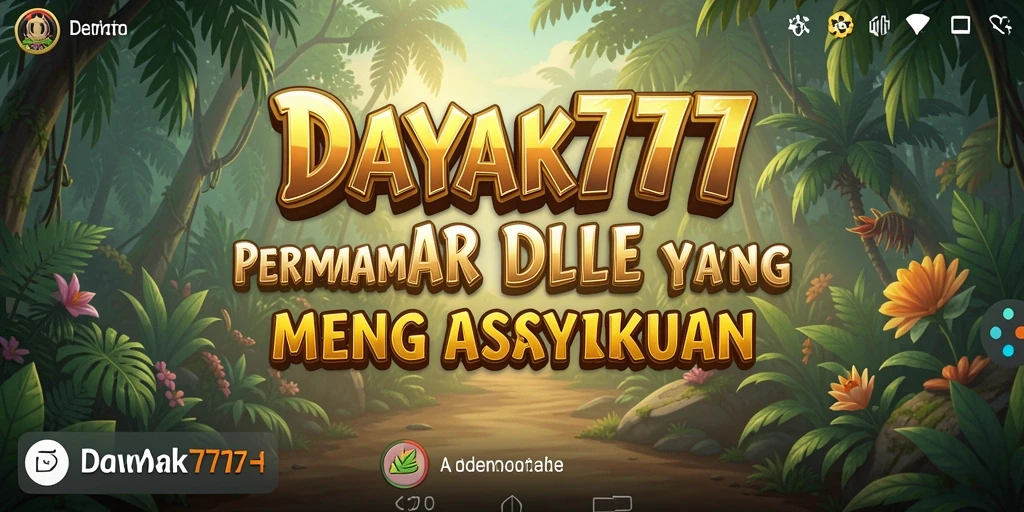 Screenshot menunjukkan gameplay aktif dan menarik dalam DAYAK777.