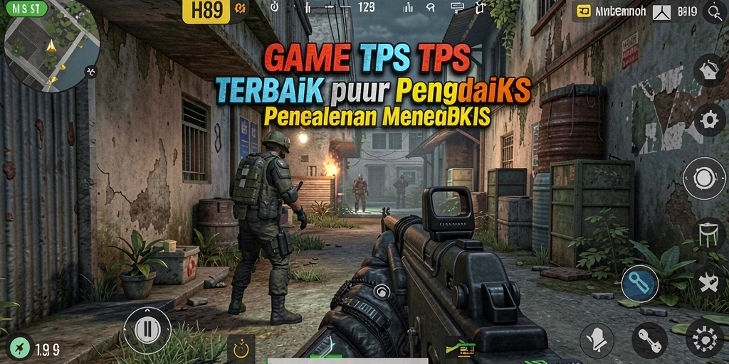 Screenshot utama menampilkan aksi intens H89 dalam mode TPS.