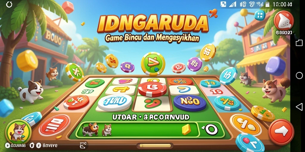 Tampilan menarik gameplay Bingo IDNGARUDA yang mendebarkan.