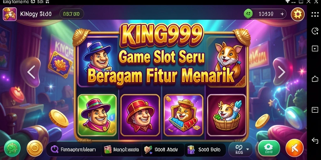 Tampilan menarik dari gameplay Slot di KING999.