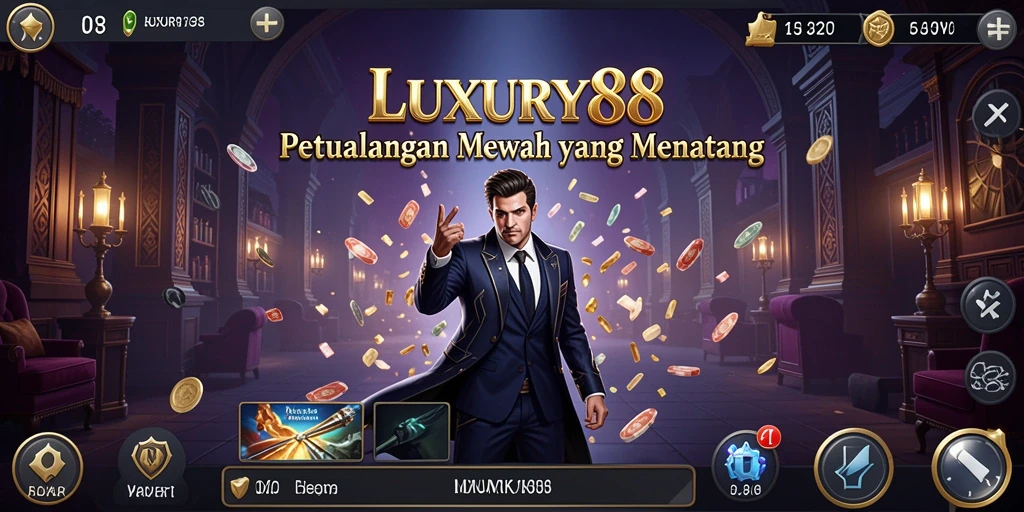 Tampilan gameplay menegangkan di LUXURY88 dengan berbagai tantangan.