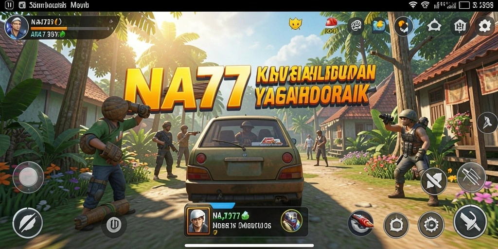 Tampilan gameplay NA777 menampilkan dunia simulasi yang hidup dan dinamis.