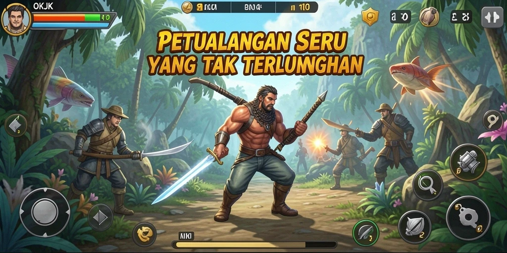 Gameplay seru dan grafis menakjubkan dalam OKJK.