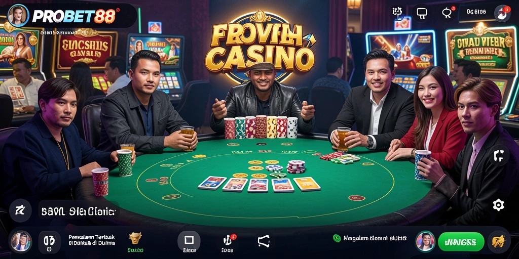 Tampilan gameplay langsung yang seru di PROBET88.