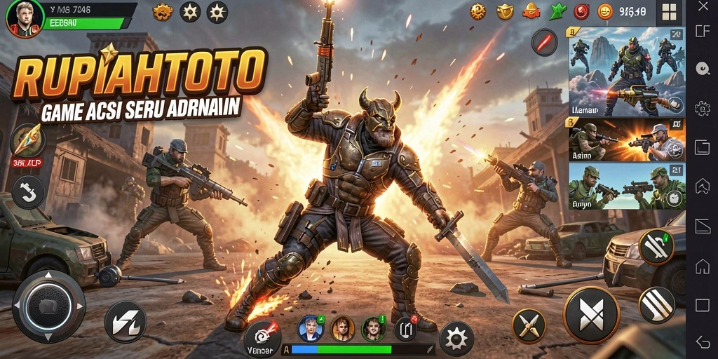 Tampilan permainan menegangkan dari RUPIAHTOTO yang memacu adrenalin.