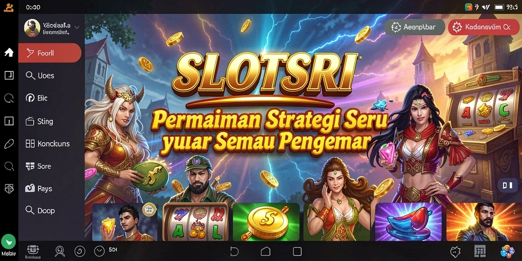 Tampilan gameplay strategis SLOTSRI yang seru dan menantang.