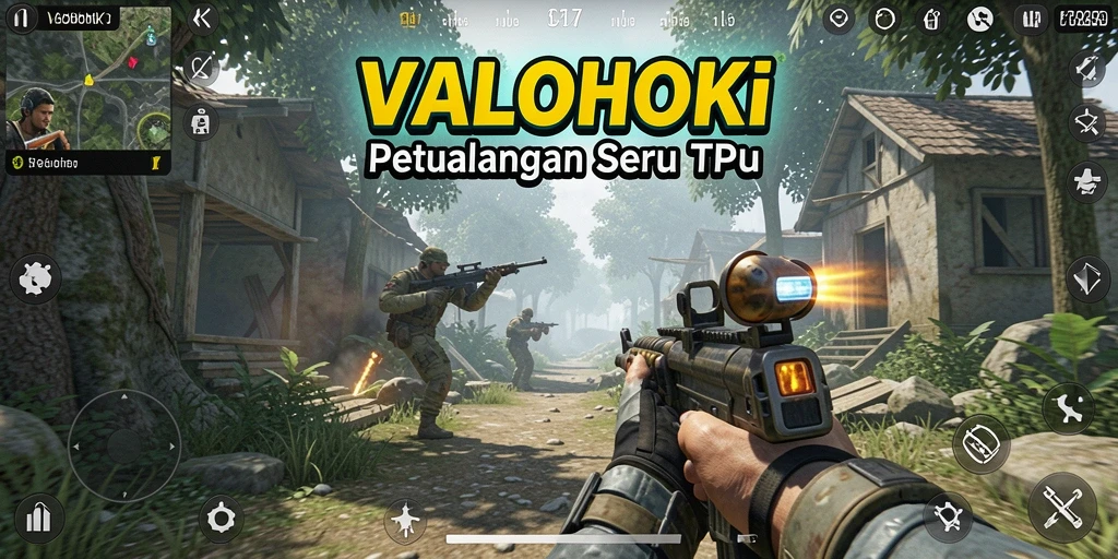 Gambaran gameplay seru dan mendebarkan dalam VALOHOKI.
