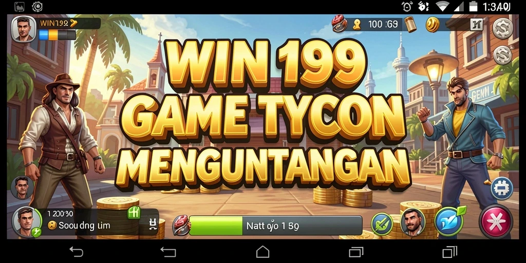 Tangkapan layar utama WIN199 yang menunjukkan aktivitas gameplay Tycoon.