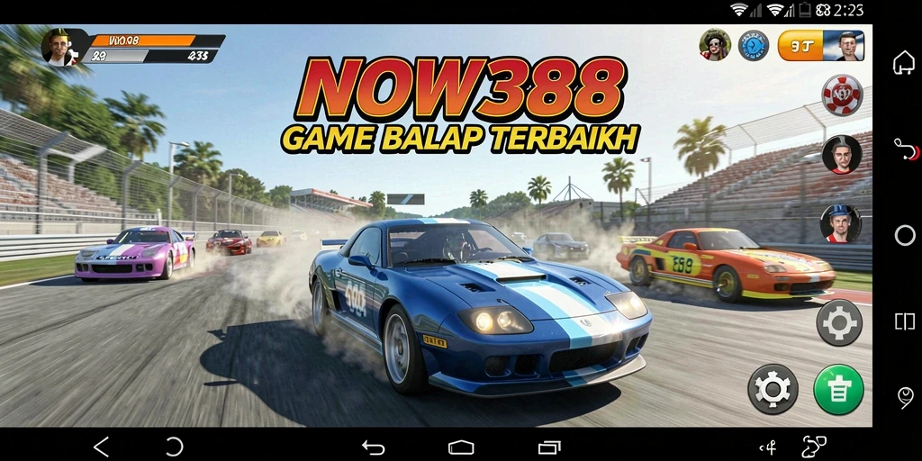 Gameplay balapan intens di WOW388 yang sangat menghibur.