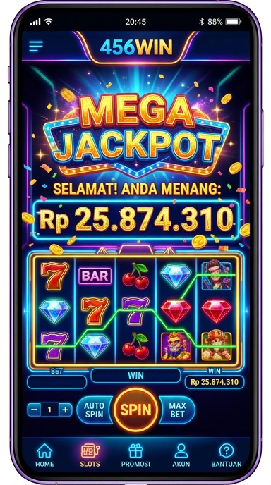 Tampilan antarmuka aplikasi 456win yang intuitif.